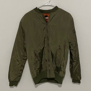 Olive Bomber Jacket